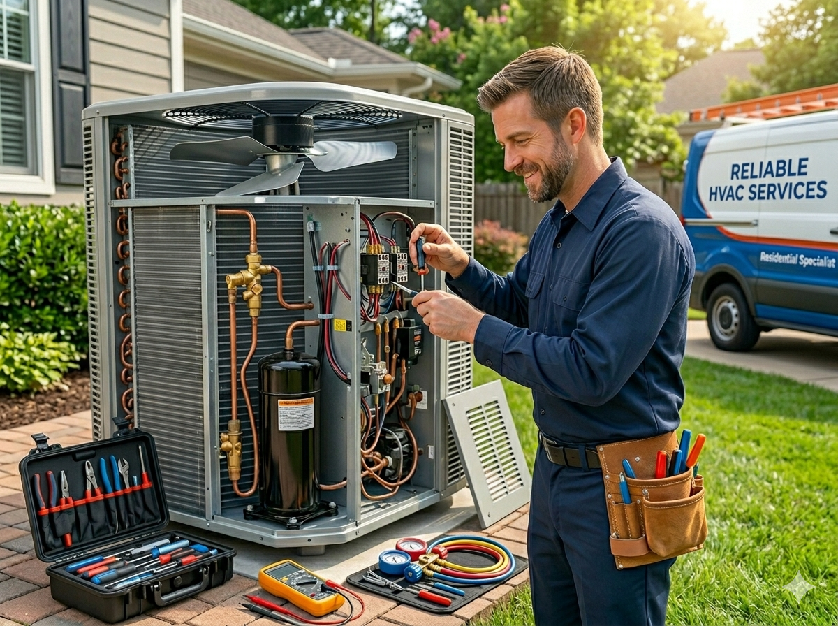 AC unit installation